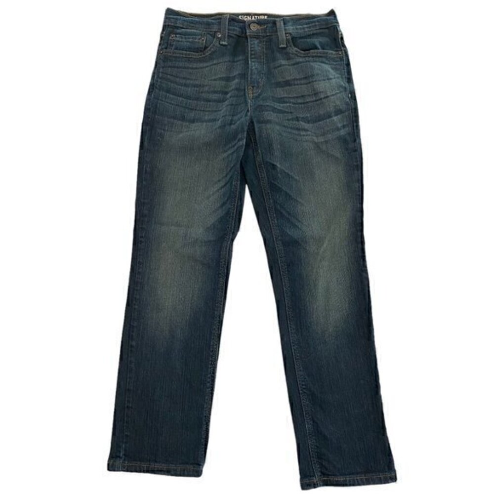 Signature By Levi Strauss Mens Jeans Athletic Fit Medium Wash Size 30x30